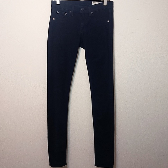 Ag The Stevie Slim Straight Ankle Polka Dot 26 - Picture 4 of 4